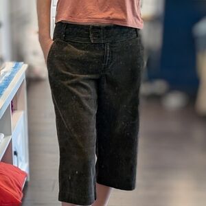 LOFT Chocolate Brown Corduroy Bermuda.